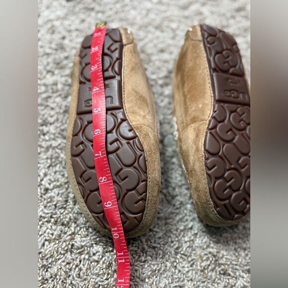 Ugg Taupe Suede Tan Slippers - Picture 5 of 5